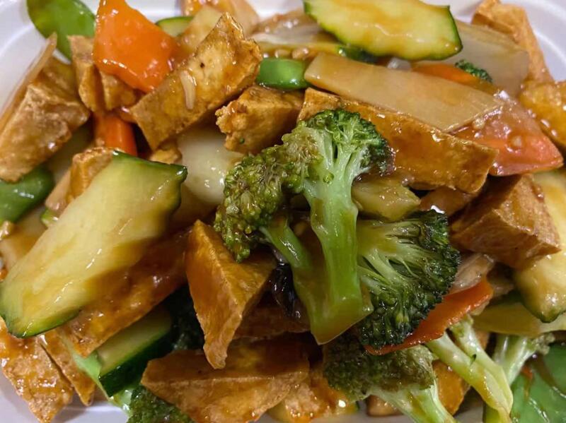 Vegetable Fried Bean Curd