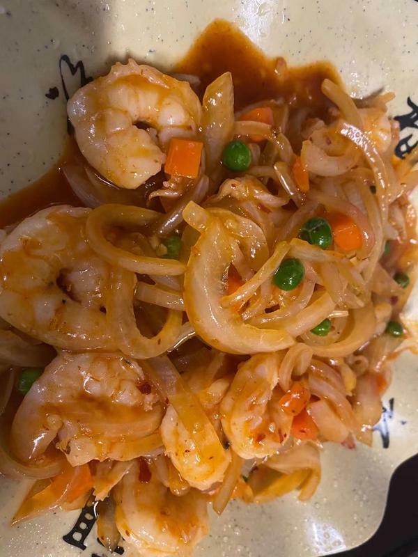 Hot Sauteed Shrimp